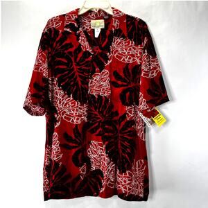 Kalaheo Men's Hawaiian Tropical Shirt Large NWT